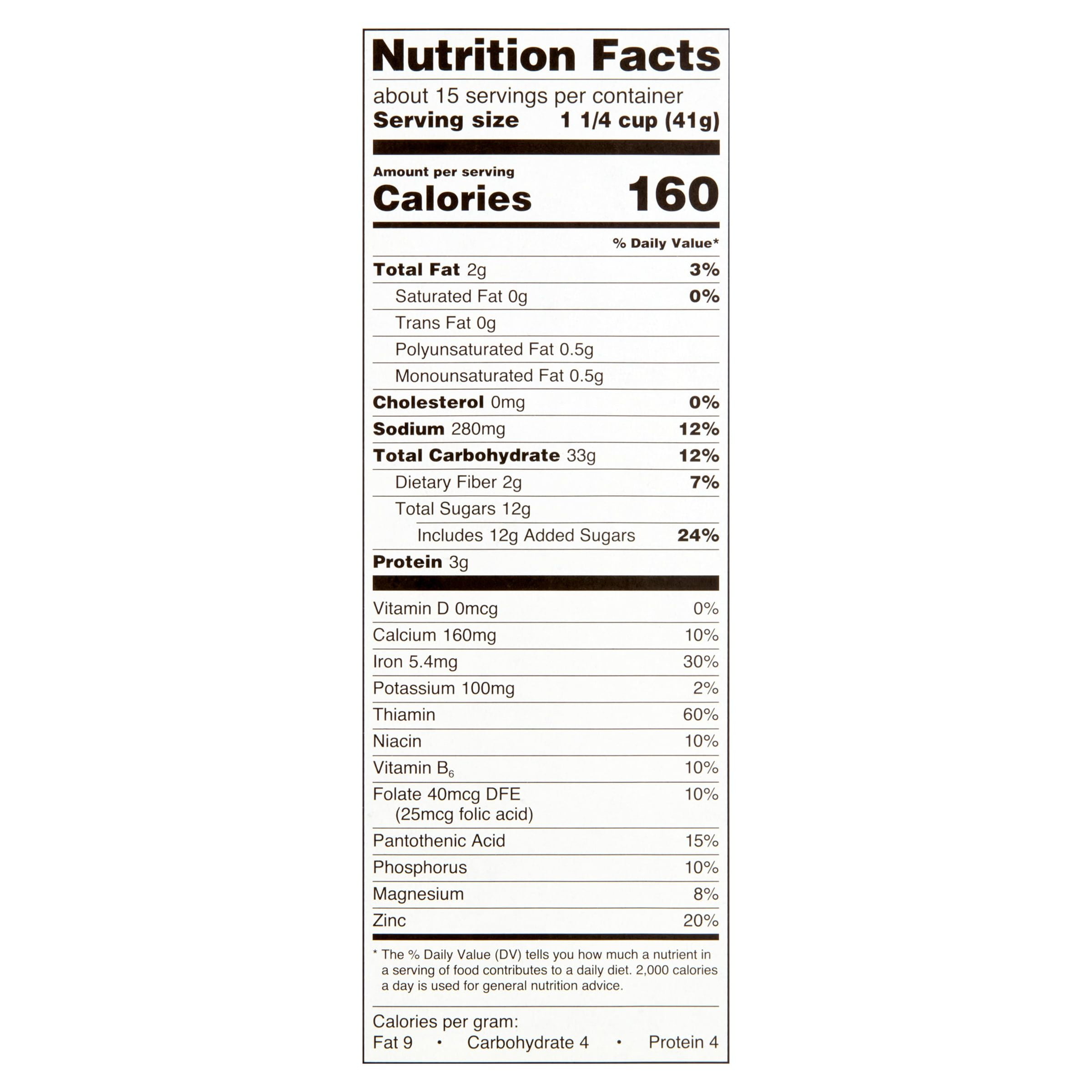 Great Value Honey Nut O's Oat Breakfast Cereal, 21.6 oz