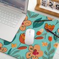 thumbnail image 5 of Large Gaming Mouse Pad, Landscape Painting Desk Pad, Laptop PU Mouse Pad, Waterproof Anti-Slip Desk Pad, Home Decoration Office Accessories (31.5x15.7in,Yellow Flower), 5 of 6