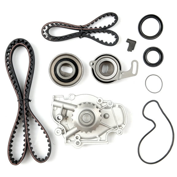 ECCPP Car Timing Belt Water Pump Kit Fit for <font color="#0000FF">1990-1997 For Honda Accord Odyssey Prelude 1996-1997 For Isuzu Oasis 2.2L Engine</font>