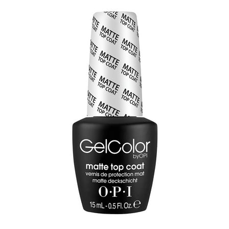 OPI GelColor Gel Nail Polish, Matte Top Coat, 0.5 FL Fl Oz