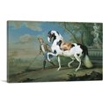 thumbnail image 1 of ARTCANVAS Man Leading Black White Horse Canvas Art Print by Johann Georg de Hamilton - Size: 60" x 40" (1.50" Deep) (3-Piece), 1 of 9
