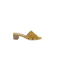 thumbnail image 2 of Marc Fisher LTD | Debora Woven Block Heel Sandals | Yellow | Size 9.5, 2 of 8