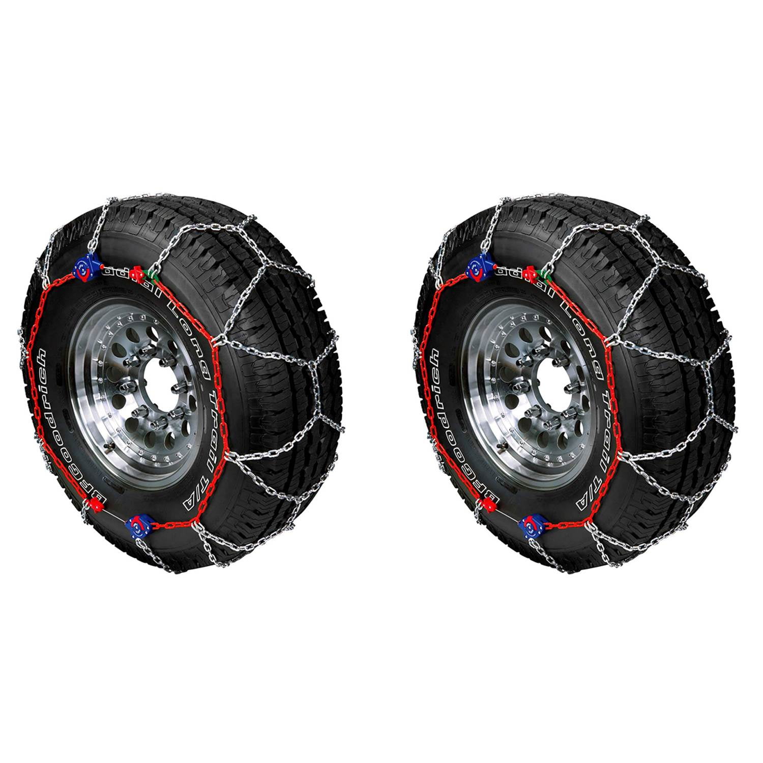 AutoTrac Tightening and Centering Winter Snow Tire Traction Chains, 4