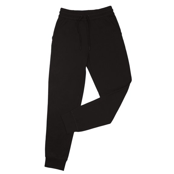 GK Slim-Fit Solid Jogger (Black, XL)
