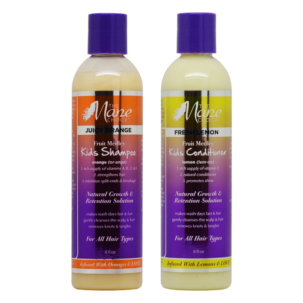 Mane Choice Fruit Medley Kids Shampoo Conditioner 8oz Set