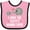 Pink and Black, variant on Inktastic Best Nanny Ever Grandchild Boys or Girls Baby Bib