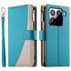thumbnail image 1 of Funda cartera GANGXUN para Xiaomi 15 Pro , cuero PU con tarjetero, cremallera, correa de mano, soporte y protección 522°, 1 of 6