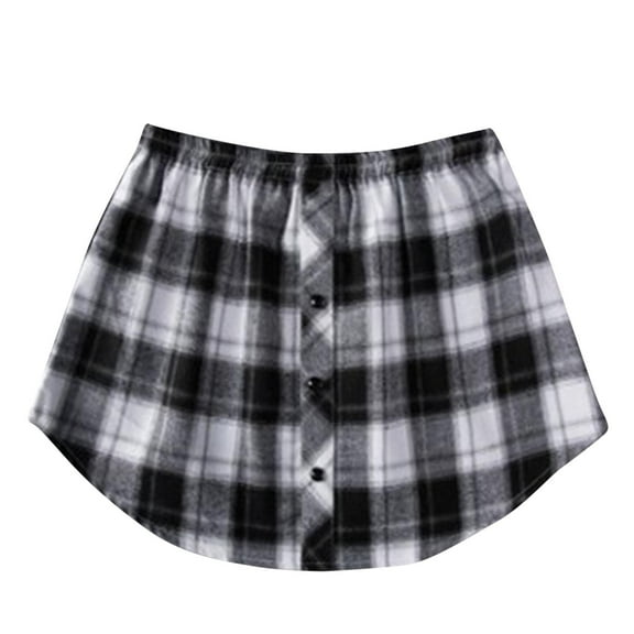 Shirt Extenders for Women Adjustable Layered Fake Top Lower Sweep Shirt Half Length Mini Skirt for Women