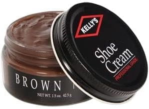 Shoe Shine Kit Includes Polish, Horsehair Brush, Applicator, and Storage Bag