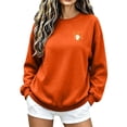 thumbnail image 6 of Jsaierl Womens Halloween Sweatshirts Plus Size Ghost Graphic Pullovers Soft Going Out Round Neck Long Sleeve Shirt Tops Halloween Party Supplies, Sizes S-2XL, 6 of 7