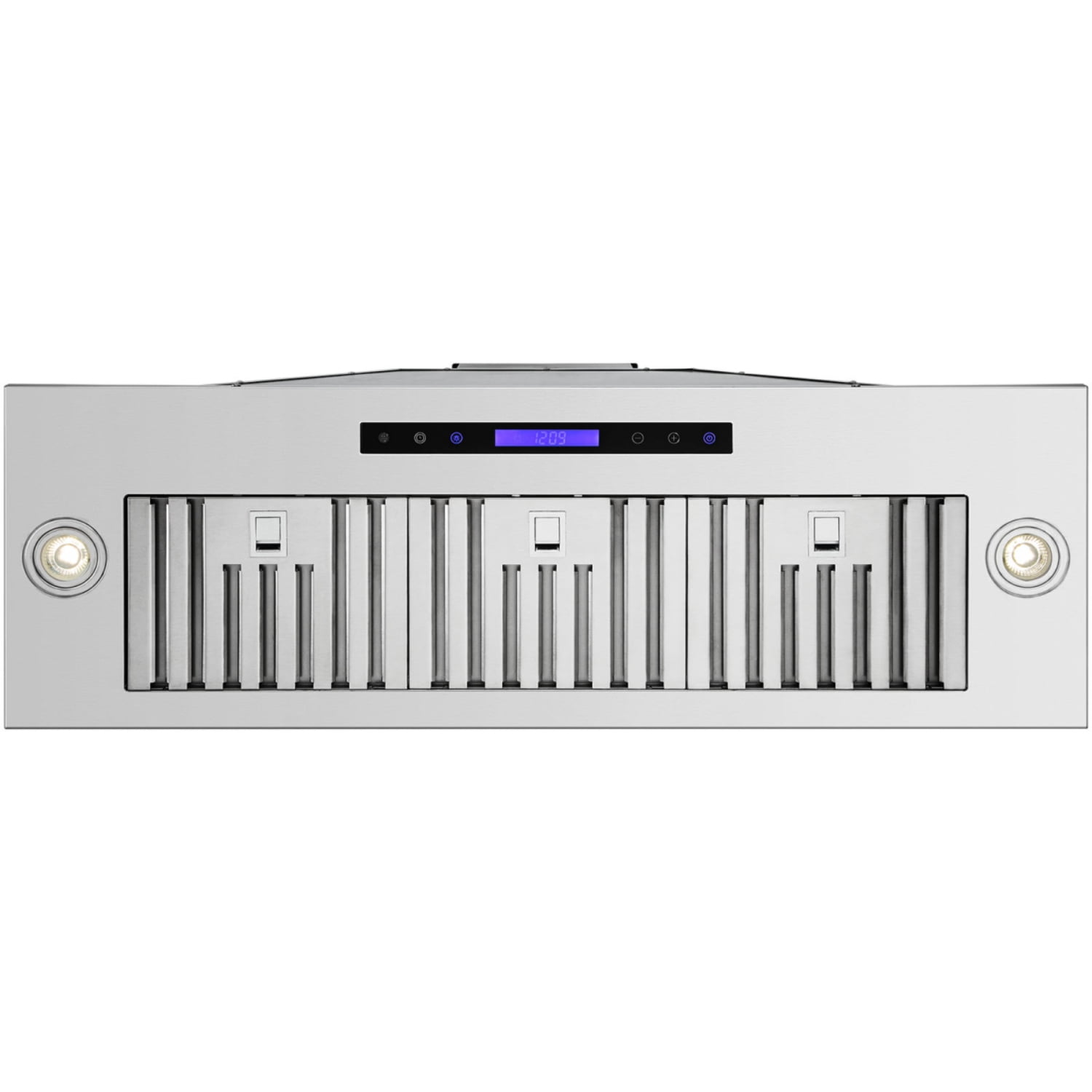 36 Inch Insert Range Hood  900CFM 4 Speed Stainless Steel Built  in Kitchen Vent with Touch   Remote Control  LED Lights  Baffle Filters  Ducted Ductless Convertible  ETL Listed