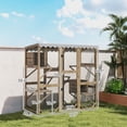 thumbnail image 3 of Pet Playpen Pet Enclosure,Outdoor Cat Enclosure with Multi-Level,Dog Crate, 3 of 7