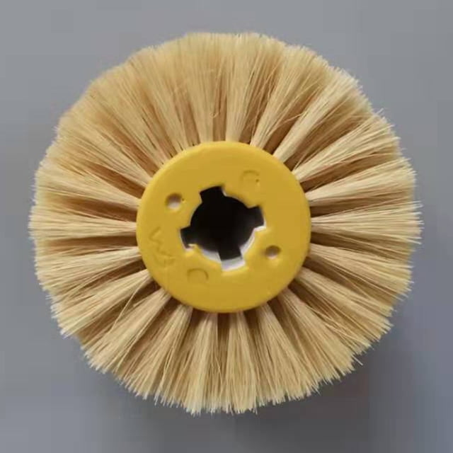 Cepillo de acabado satinado Rodillo de acabado satinado para cortadores eléctricos, amodoras angures Cepillo de pulido Disco de pulido Cepillo de Cepillo de sisal Baoblaze Rueda de trefilado