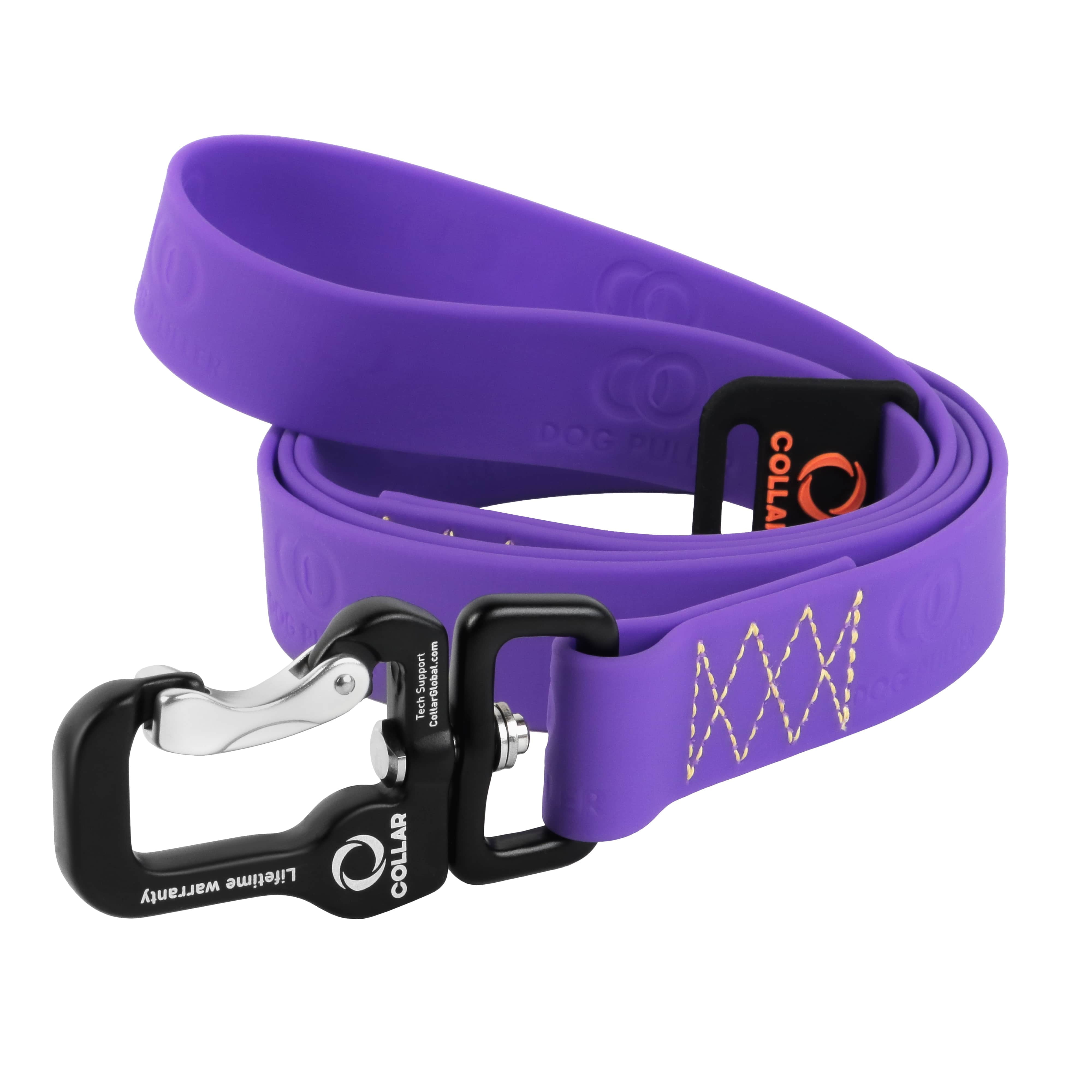HeavyDuty Dog Leash in Purple, 7 ft Long (PULLER Edition) EVOLUTOR