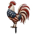 thumbnail image 2 of 4th of July Decoration Metal Yard Stake, 12" Outdoor Garden Decor Rustproof Metal Ornament for Patio Front Porch Flag Memorial Day Veterans Day Holiday Decorations, 2 of 9