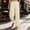 Beige, variant on Vivianyo HD Women's Linen Blend Barrel Bottoms, Elastic Pull On Waist Curved Ankle Casual Trousers with Side Pockets for Women, Women's Brown, Sizes S-2XL