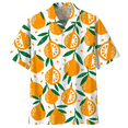 thumbnail image 3 of Camisas hawaianas con estampado de limón para hombre, blusa con botones de manga corta y estampado 3D de frutas tropicales, camisa hawaiana de solapa de gran tamaño, 3 of 4