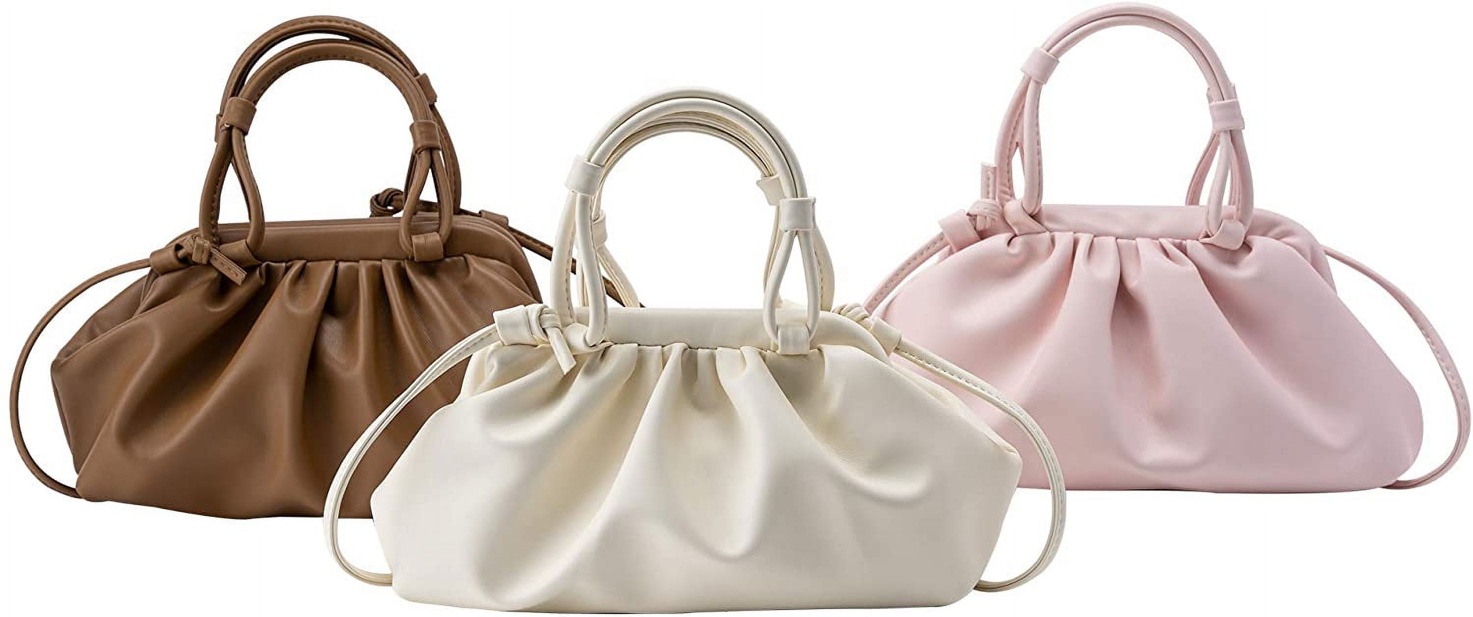 Luxury Designer New Cloud Shape Women Day Clutch Bag Pleated Dumpling Shoulder M