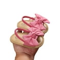 thumbnail image 5 of Kids Toddler Baby Girls Big Non-Slip Baby Princess Bowknot Sandals Summer Beach Shoes Infant Baby Shoes, 5 of 9