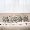 thumbnail image 4 of Ambesonne Floral Eucalyptus Throw Pillow Cover Pack of 4, Boho Wild Abloom, 4 Pcs-16" x 16", Pale Rose Laurel Green, 4 of 5