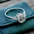 thumbnail image 4 of 2.20Ct Round Cut Lab-Created Diamond 14K White Gold Plated Bezel Engagement Ring, 4 of 4