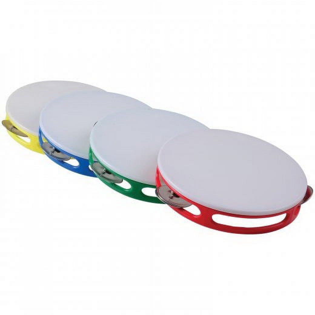 Price/Dozen)U.S. Toy MX594 Primary Color Tambourines - Walmart.com