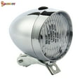 thumbnail image 2 of Spencer Vintage Retro 3 LED Bicycle Headlight Waterproof Mountain Bike Front Light Headlamp (Silver), 2 of 8