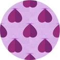 thumbnail image 1 of Ahgly Company Machine Washable Indoor Round Transitional Blossom Pink Area Rugs, 4' Round, 1 of 7
