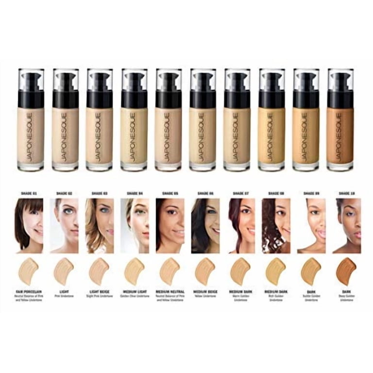 Japonesque Luminous Foundation Flawless Liquid Foundation, 03 .84