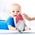 thumbnail image 4 of Coolnut Cute Christmas Gnomes Baby Muslin Washcloths Face Towel, 3 PCS Red Candy Cane Burp Cloths Cotton Wipes Infant Wash Cloth for Newborn Boys Girls 12x12 inches, 4 of 6
