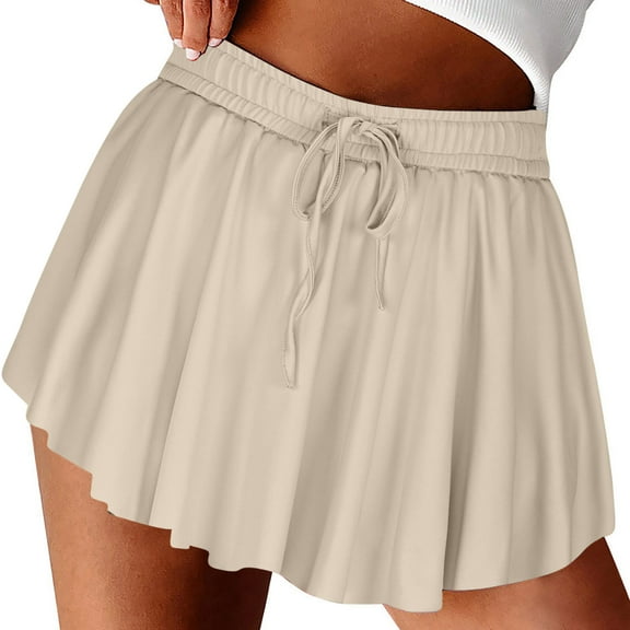 Butterfly Flowy Shorts Skirts for Girls Tennis Cheer Stuff Athletic Preppy Running Sports Skirt