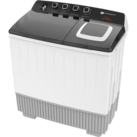 White Westinghouse  Lavadora doble tina  25 kg  WWXCTT332009QBK Gabinete polipropileno alto impacto  4 niveles de agua  4 perillas de control  Bajo consumo de energía  Ahorro de agua