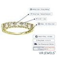 thumbnail image 3 of Vir Jewels 1 CTTW 5 Stone Diamond Wedding Engagement Ring 14K Yellow Gold Round Size 8.5 Female Adult, 3 of 6