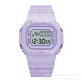 thumbnail image 1 of Reloj cuadrado pequeño verde Matcha para estudiantes y adolescentes, para deportes al aire libre, resistente al agua, reloj electrónico LED multifunción, 1 of 5