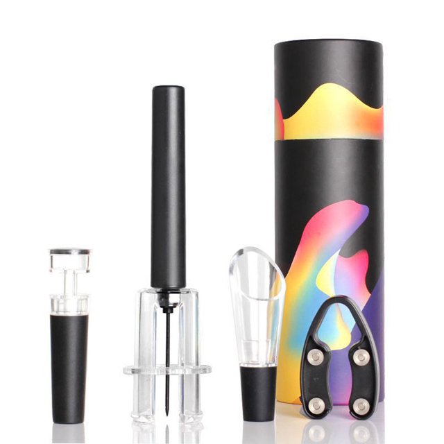 Wine Bottle Opener Set Wine Bottle opening tool; wine bottle Cap Remover Vacuum Opener Air Pressure Pump Opening Tool, Plastic