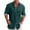 Green, variant on Men's Cotton Linen Casual Stylish Button-Down Tee Shirt Pocket Long Sleeve Dress Shirts for Men Big & Tall S-5XL