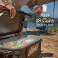 thumbnail image 5 of Coleman Convoy Series 65-Quart Hard Cooler with Wheels, up to 48 Cans, Brown Walnut Color, 5 of 7