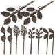 thumbnail image 2 of 10PCS Leaf Hair Clip Vintage Hair Pin Retro Bronze Bobby Pin Delicate Hair Ornament for Women Girl (1/2/3/4/5), 2 of 4