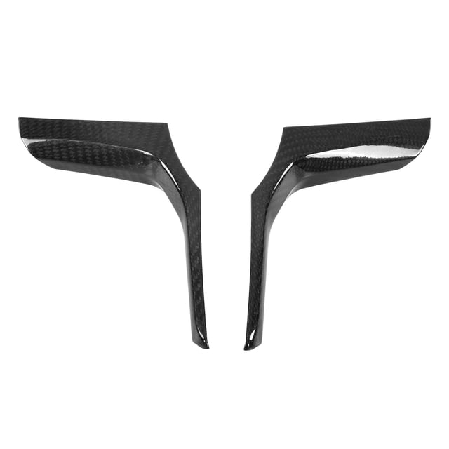 Embellecedor de volante BuyWeek Moldura de cubierta de volante Fibra de carbono