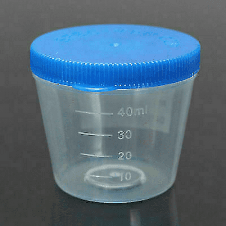 

5/50Pcs HOSPITAL URINE SAMPLE COLLECTION CUP 40/60/100/120ML BOTTLES POTS CONTAI