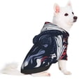 thumbnail image 2 of Fotbe Bulldog with Forest Flag Sudadera con Estampado para Perros Pequeños – Suéter con Capucha para Mascotas, Tela Suave de Forro Polar con Bolsillo-Small, 2 of 7