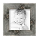 thumbnail image 2 of ArtToFrames 6" x 6" Winter White Barnwood 1.5 Inch Picture Frame, 6x6 inch Brown MDF Poster Frame (WOM-4661), 2 Pack, 2 of 7