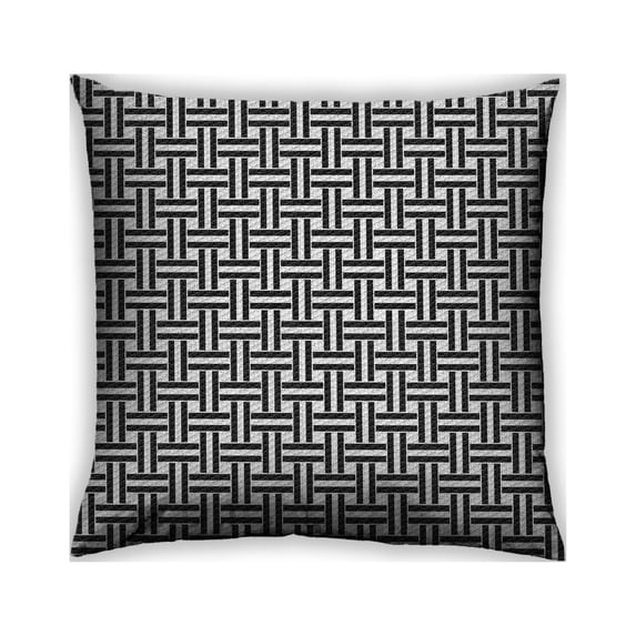 Ahgly Company Outdoor Square Patterned Throw Pillow, 18 inch by 18 inch