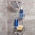 thumbnail image 3 of Interdesign 6407704 26 x 5,5 x 12 Po Caddy de Douche Argent, 3 of 5