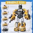 thumbnail image 4 of Gelomee Transforming Toys for 4-7 Year Old Boys, Magnetic Robots Toys for Kids, Easy to Assembly, Ideals Birthday Gift Aged 3-8 Years Old, 4 of 10