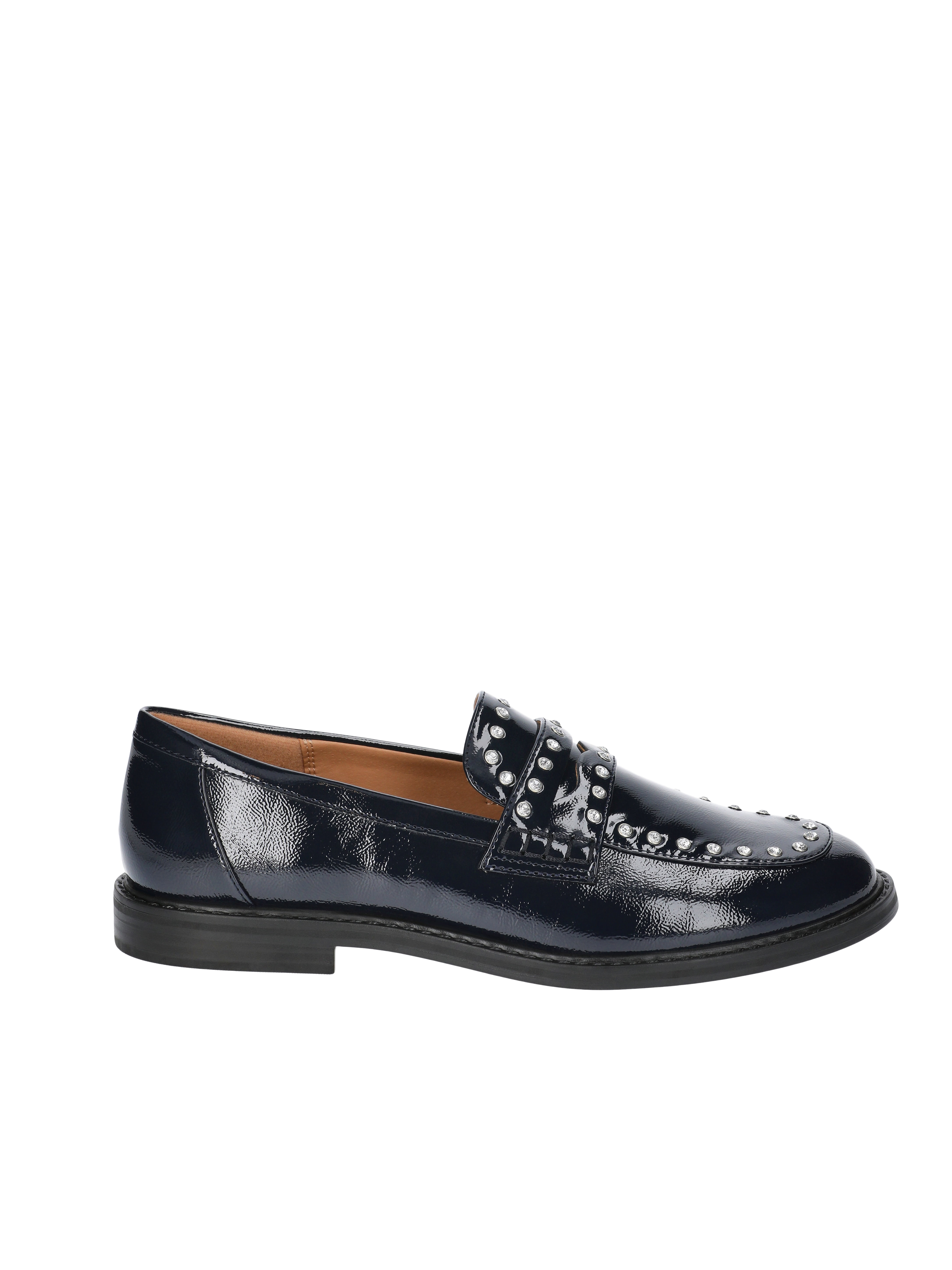 Free Assembly Women's Studded Faux Leather Loafers, Sizes 6-11