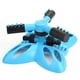thumbnail image 3 of Aspersor rotativo automático de 360 grados para riego de césped y jardín. Construcción duradera totalmente metálica para un riego eficiente con cobertura uniforme. Ideal para jardines, 3 of 6