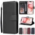 thumbnail image 2 of Wallet With Card Slot Photo Frame Stand Magnetic Flip Leather Case For Apple iPhone 15 Pro Max 14 Plus 13 12 11 Anti-fall Cover, 2 of 5