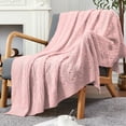 thumbnail image 1 of Acrylic Style Soft Knit Throw Blanket Indoor Warm Blankets for Sofa and Bed Cover for Home & Office, 1 of 7