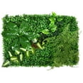 thumbnail image 2 of Panel de seto artificial de boj de 40 x 60 cm | Decoración de pared con plantas artificiales | Follaje de plástico PE realista | Cubierta para valla de pared interior y exterior | Fácil de limpiar, 2 of 4